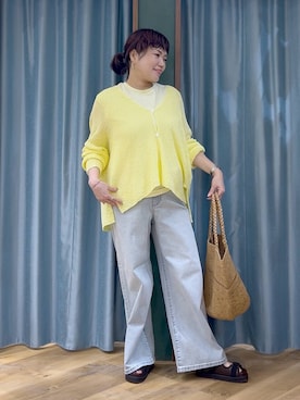 「BARNYARDSTORM（バンヤードストーム）のアイテム（トップス）」を使った、67remiさん（レディース・160cm）の春コーディネート