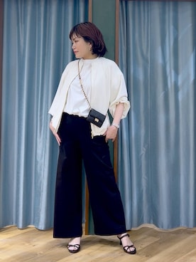 「BARNYARDSTORM（バンヤードストーム）のアイテム（パンツ）」を使った、67remiさん（レディース・160cm）の春コーディネート