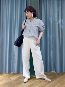 「Mazell（マゼル）のアイテム」を使った、67remiさん（レディース・160cm）の春コーディネート