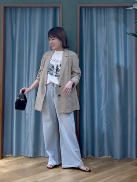「BARNYARDSTORM」｜67remiさん（レディース・160cm）の夏コーディネート