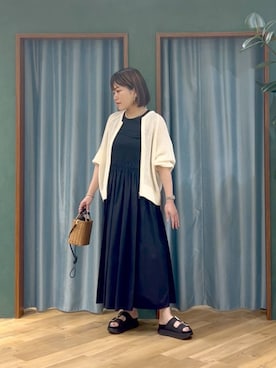 「BARNYARDSTORM」｜「アイテム（ワンピース/ドレス）」を使った、67remiさん（レディース・160cm）の夏コーディネート