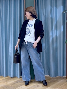 67remiさん（レディース・160cm）の冬コーディネート