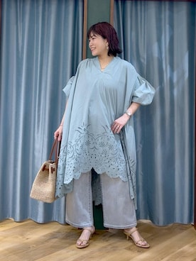 「COTTO（コトゥー）のアイテム」を使った、67remiさん（レディース・160cm）の春コーディネート