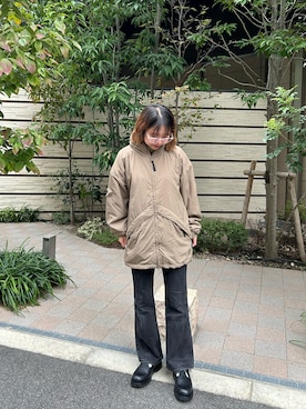 「WILD THINGS（ワイルドシングス）のアイテム（ダウンジャケット/コート）」を使った、akarionishiさん（レディース・158cm）の秋コーディネート