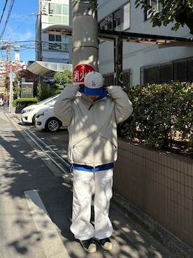 「WILD THINGS（ワイルドシングス）のアイテム（ダウンジャケット/コート）」を使った、akarionishiさん（レディース・158cm）の秋コーディネート