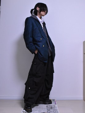 「アイテム（パーカー）」を使った、KACCHAN   さん（メンズ・178cm・10代）の秋コーディネート