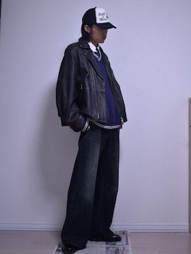 「アイテム（リング）」を使った、KACCHAN   さん（メンズ・178cm・10代）の秋コーディネート