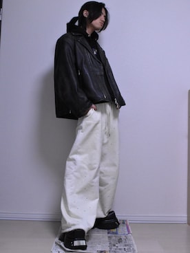 「アイテム（リング）」を使った、KACCHAN   さん（メンズ・178cm・10代）の秋コーディネート