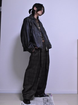 「アイテム（アクセサリー）」を使った、KACCHAN   さん（メンズ・178cm）の秋コーディネート