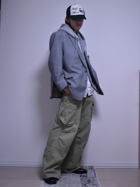 「アイテム（リング）」を使った、KACCHAN   さん（メンズ・178cm・10代）の秋コーディネート