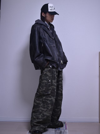 MASONPRINCE（メイソンプリンス）の「ワイドシルエット カモフラ