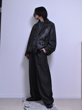 「アイテム（セットアップ）」を使った、KACCHAN   さん（メンズ・178cm）の秋コーディネート