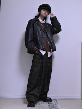 「アイテム（リング）」を使った、KACCHAN   さん（メンズ・178cm・20代）の冬コーディネート