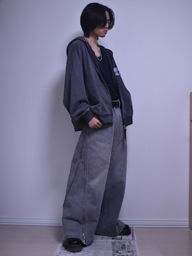 「アイテム（メガネ）」を使った、KACCHAN   さん（メンズ・178cm）の秋コーディネート