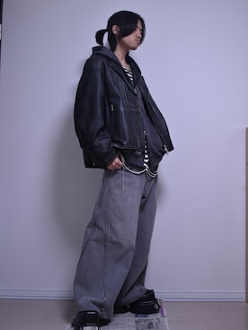 「アイテム（リング）」を使った、KACCHAN   さん（メンズ・178cm・10代）の秋コーディネート