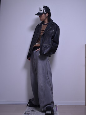 「アイテム（リング）」を使った、KACCHAN   さん（メンズ・178cm・10代）の秋コーディネート