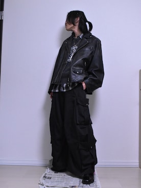 「アイテム（リング）」を使った、KACCHAN   さん（メンズ・178cm・20代）の秋コーディネート