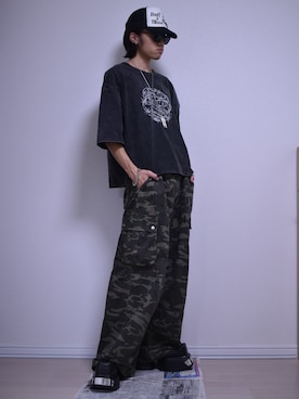 「アイテム（バングル/リストバンド）」を使った、KACCHAN   さん（メンズ・178cm）の秋コーディネート