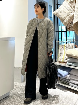 「collex（コレックス）のアイテム（オールインワン・サロペット）」を使った、yukariさん（レディース・159cm）の秋コーディネート
