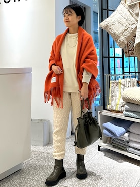 「LAPUAN KANKURIT（ラプアン カンクリ）のアイテム」を使った、yukariさん（レディース・159cm）の秋コーディネート