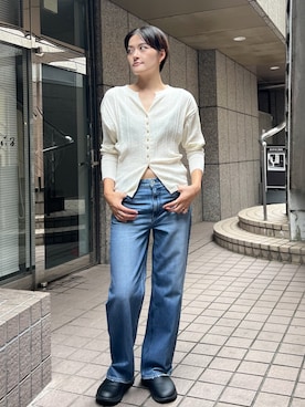 「upperhights（アッパーハイツ）のアイテム」を使った、minaさん（レディース・170cm）の夏コーディネート