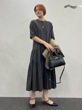 「REMME（レメ）のアイテム」を使った、minaさん（レディース・170cm）の夏コーディネート