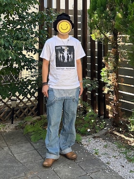 「アイテム（オールインワン・サロペット）」を使った、むぎいちろうさん（メンズ・166cm）の秋コーディネート