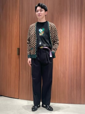 「caban（キャバン）のアイテム」を使った、Arisawa_TOMORROWLANDさん（メンズ・175cm）の夏コーディネート