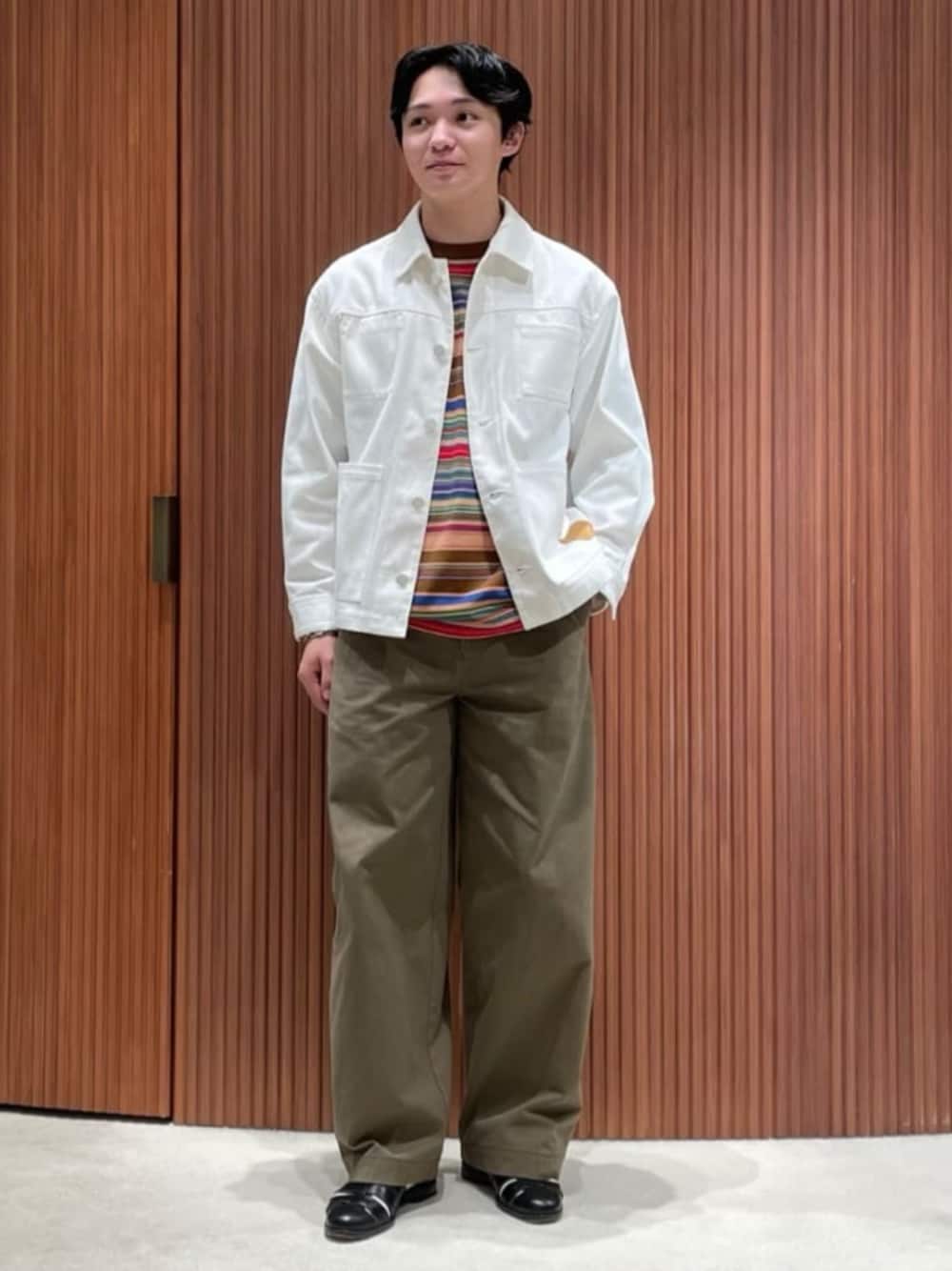 CABaN リサイクルコットンデニム カバーオールジャケットを使った人気