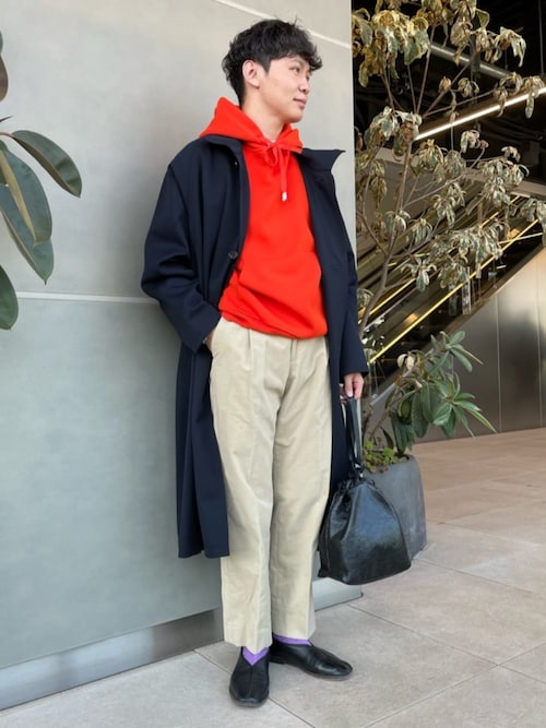 CABaN コットンコーデュロイ テーパードパンツ
