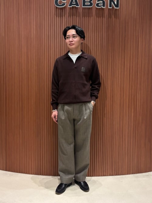 caban ポロスキッパー コットンカシミヤ ポロスキッパー（ニット/セーター）｜CABaN