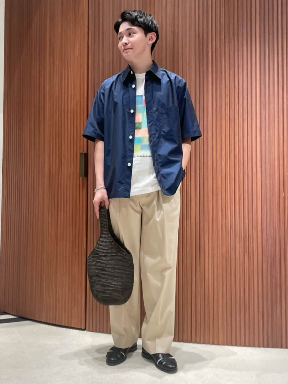 CABaN キャバン コットンツイル 2タックワイドパンツ caban（キャバン）の「CABaN コットンツイル 2タックワイド