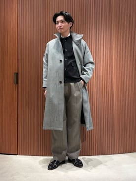 「caban（キャバン）のアイテム」を使った、Arisawa_TOMORROWLANDさん（メンズ・175cm）の冬コーディネート
