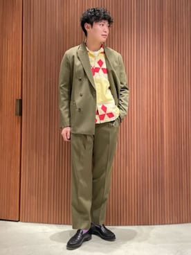 「caban（キャバン）のアイテム」を使った、Arisawa_TOMORROWLANDさん（メンズ・175cm）の春コーディネート