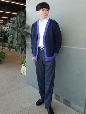 「caban（キャバン）のアイテム」を使った、Arisawa_TOMORROWLANDさん（メンズ・175cm）の春コーディネート
