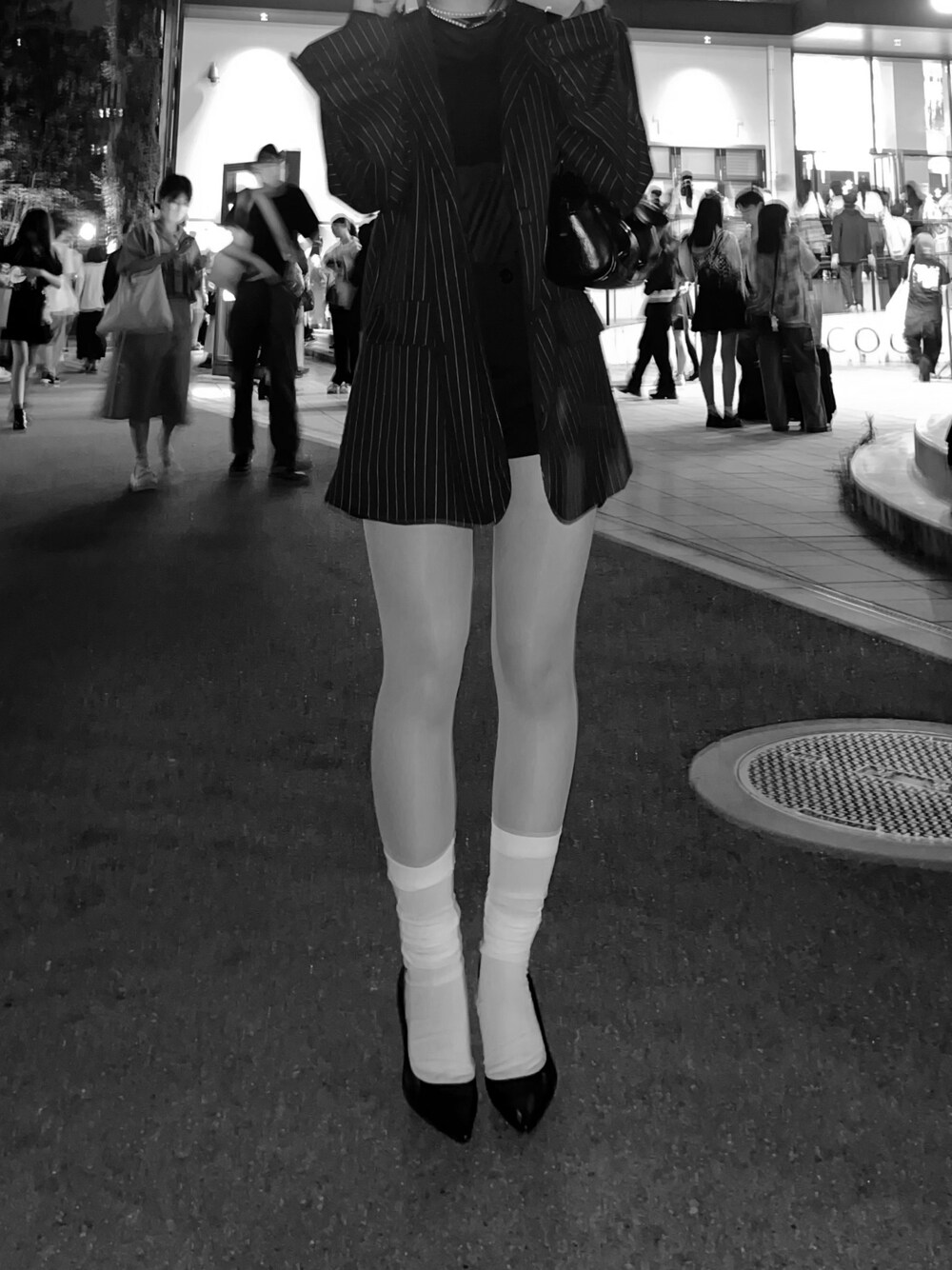 「さらっと晴れやかスナップ、SHIEN」｜「ESPERANZAのアイテム（パンプス、ブラック系）」を使った、MIHO YOSHIYAMAさん（レディース・158cm）の夏コーディネートの1枚目の写真