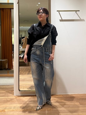 「Drawing Numbers（ドローイング ナンバーズ）のアイテム（トップス）」を使った、RIRI_WHIMさん（レディース・158cm）の春コーディネート