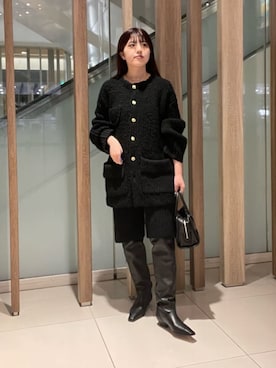 「アイテム（チョーカー）」を使った、RIRI_WHIMさん（レディース・158cm）の秋コーディネート