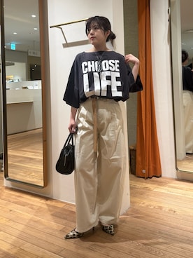 「Whim Gazette（ウィムガゼット）のアイテム」を使った、RIRI_WHIMさん（レディース・158cm）の春コーディネート