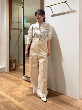 「アイテム（ポーチ）」を使った、RIRI_WHIMさん（レディース・158cm）の春コーディネート