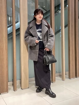 「アイテム（チョーカー）」を使った、RIRI_WHIMさん（レディース・158cm）の秋コーディネート