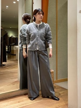 「アイテム（チョーカー）」を使った、RIRI_WHIMさん（レディース・158cm）の秋コーディネート