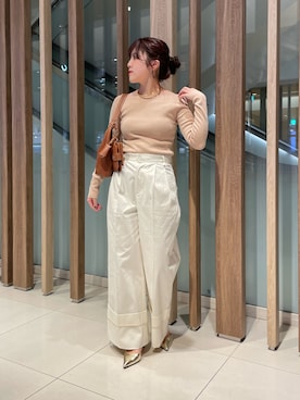 「THE PAUSE（ザ ポーズ）のアイテム」を使った、RIRI_WHIMさん（レディース・158cm）の春コーディネート