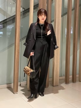 「アイテム（チョーカー）」を使った、RIRI_WHIMさん（レディース・158cm）の秋コーディネート