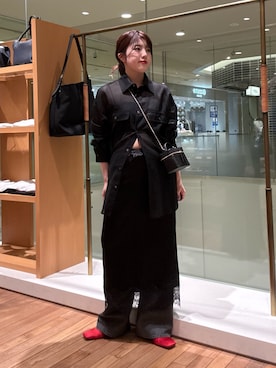 「Drawing Numbers（ドローイング ナンバーズ）のアイテム（トップス）」を使った、RIRI_WHIMさん（レディース・158cm）の春コーディネート