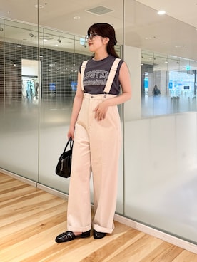 「THE PAUSE（ザ ポーズ）のアイテム」を使った、RIRI_WHIMさん（レディース・158cm）の夏コーディネート