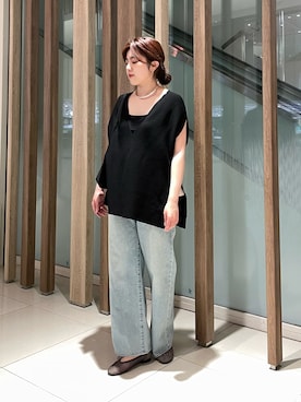 「大人カジュアルコーデ」｜「アイテム（その他シューズ）」を使った、RIRI_WHIMさん（レディース・158cm）の春コーディネート