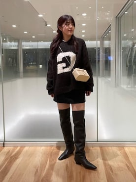 「アイテム（チョーカー）」を使った、RIRI_WHIMさん（レディース・158cm）の秋コーディネート