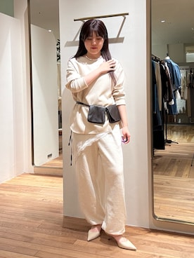 「THE PAUSE（ザ ポーズ）のアイテム」を使った、RIRI_WHIMさん（レディース・158cm）の春コーディネート