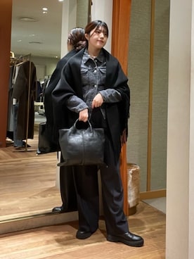 「アイテム（デニムジャケット）」を使った、RIRI_WHIMさん（レディース・158cm）の秋コーディネート